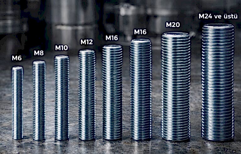 DIN 976 gijon saplama ile projelerinizde güçlü ve güvenilir bağlantılar kurun